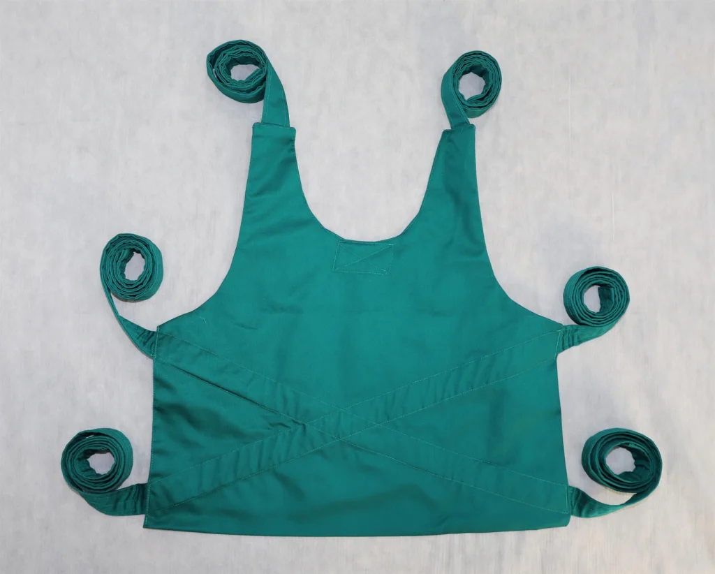 Non-Tie Apron-Style Restraint Belt