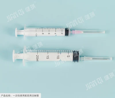 Single-Use Syringe for Medication Preparation