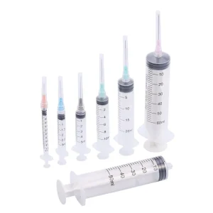 Three-part Luer Lock Syringe