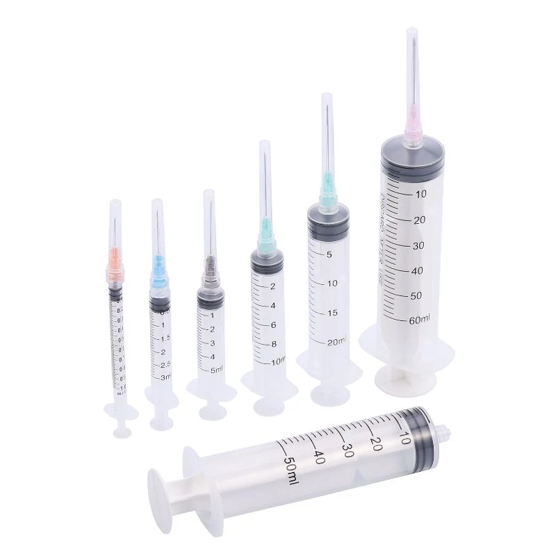 Three-part Luer Lock Syringe