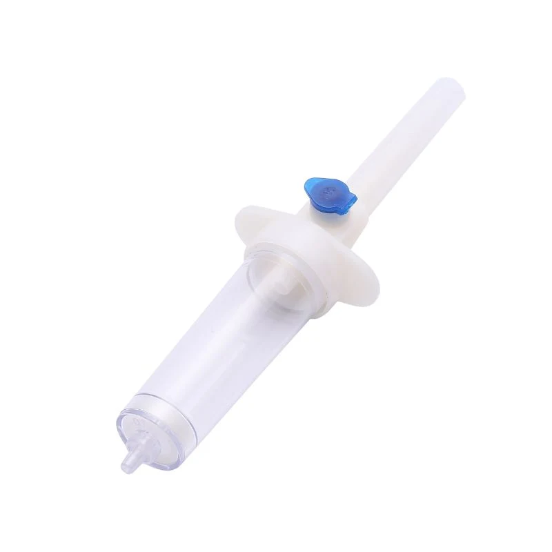 Winged-spike Drip Chamber