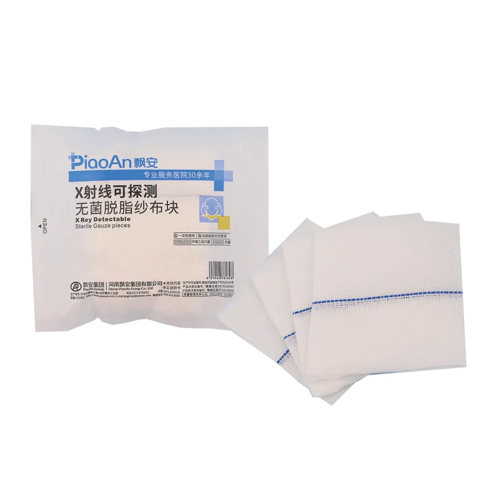 X-ray Detectable Sterile Absorbent Gauze Swab
